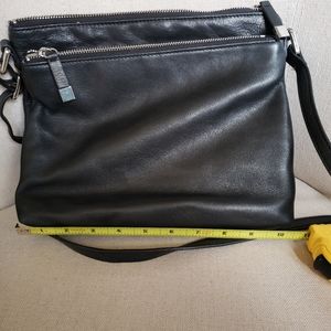 Margot Black leather crossbody excellent condition